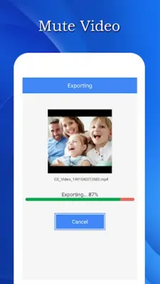 Mute Video, Silent Video android App screenshot 1